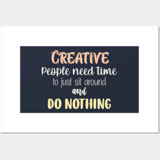 Creative people quote Posters and Art